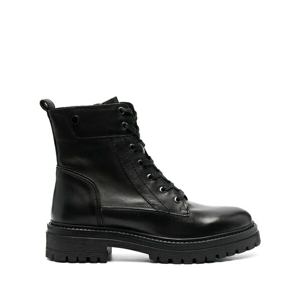 ジェオックス レディース ブーツ シューズ Iridea ankle-length leather boots Black