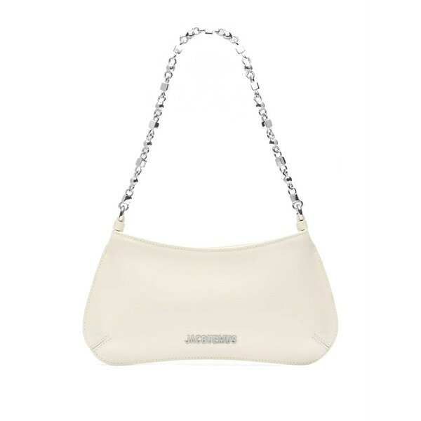 ジャクエムス レディース ショルダーバッグ 御徒面子 Le petit bisou chaine shoulder bag White