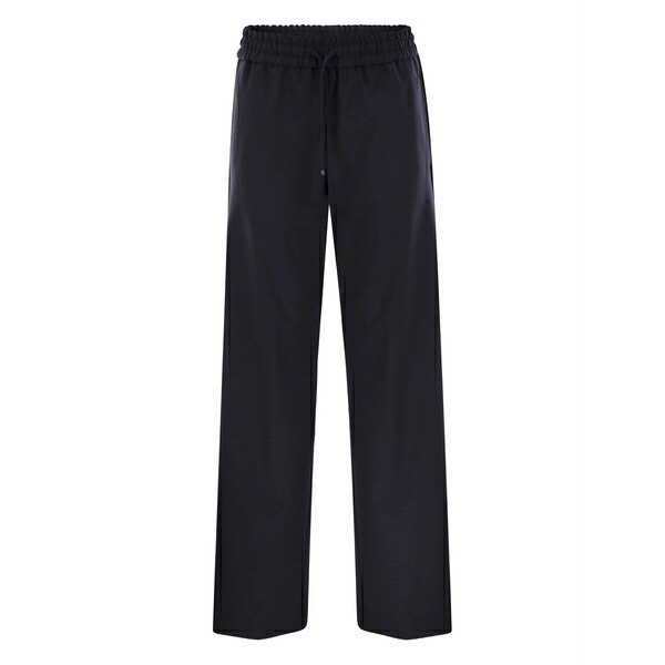 ドンダップ レディース 心地好いズボン下 ボトムス Marisol drawstring-waist track pants Blue