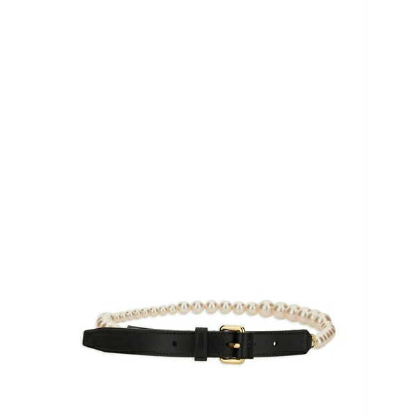 モスキーノ レディース 三尺帯 付属物 Embellished belt Black