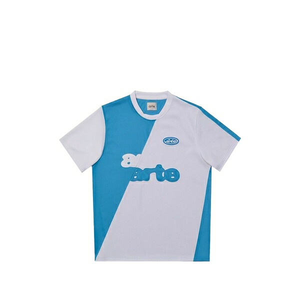 アルテ アンベルス メンズ プルオーバー トップス Football t-shirt Blue
