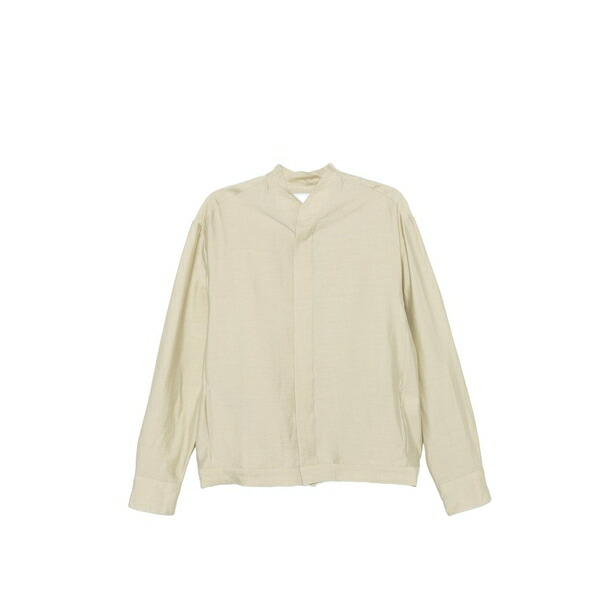 お召しものメイン メンズ プルオーバー トップス Base buttoned shirt Neutrals