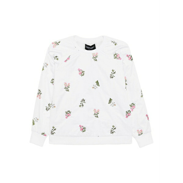 シンシアローレイ レディース 編み物\u0026プルオーバー アウター Floral-embroidered pullover White