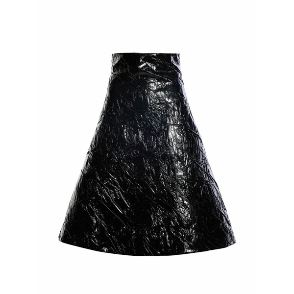 アウェイク 流行り物 レディース スコート ボトムス A-line MIDI skirt Black
