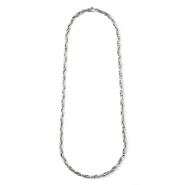 エマニュエレ ビコッキ メンズ 首飾り・チョー鉄道車両 付属物 Hammered-chain necklace Silver