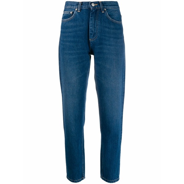 カーハート レディース デニムパンツ ボトムス Cropped page jeans Blue｜asty