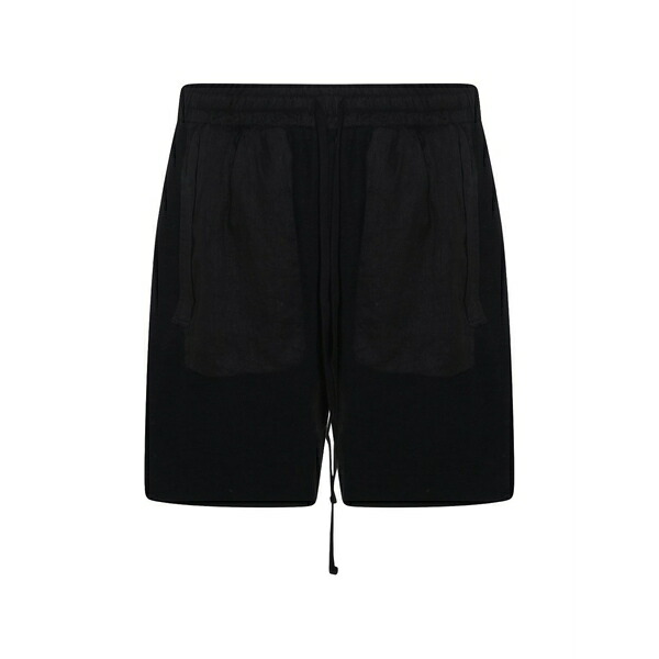 トム・クロム メンズ カジュアルパンツ ボトムス Drawstring shorts Black|asty