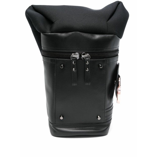 オットリンガー メンズ ショルダーバッグ 御徒面子 Leather shoulder bag Black ショルダーバッグ・メッセンジャーバッグ-バッグ
