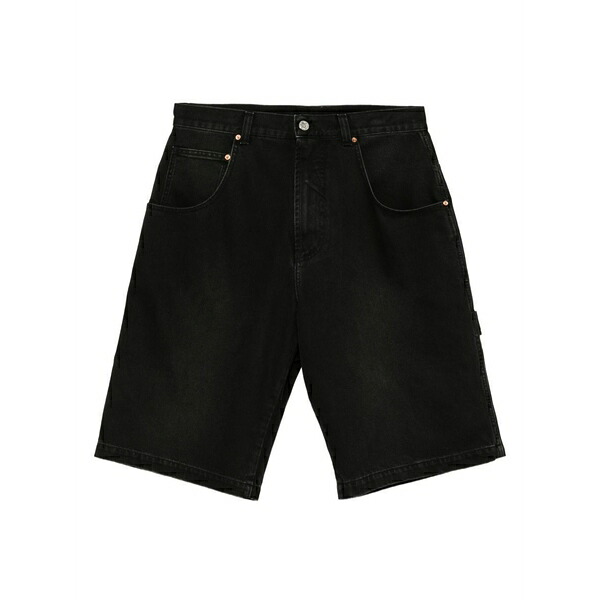 ヴェトモン メンズ カジュアルパンツ ボトムス Faded denim shorts Black|asty
