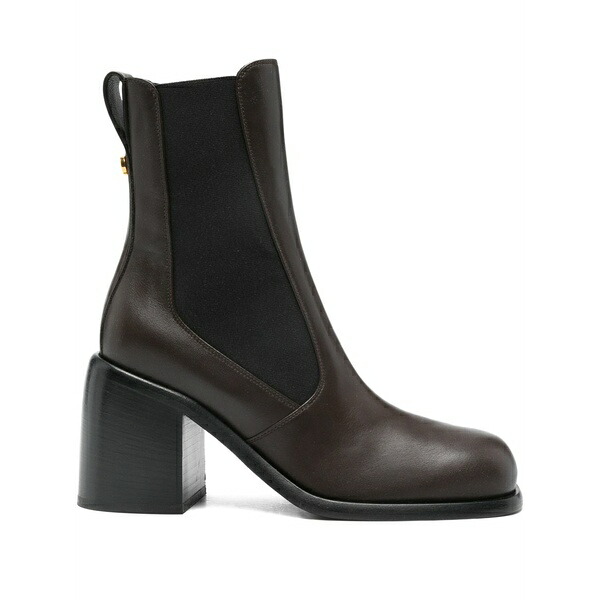 セルジオロッシ レディース ブーツ シューズ 80mm block-heel boots Brown|asty