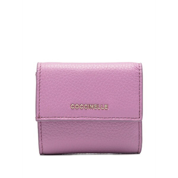 コチネレ レディース 紙入れ 付属品 Small metallic wallet Purple