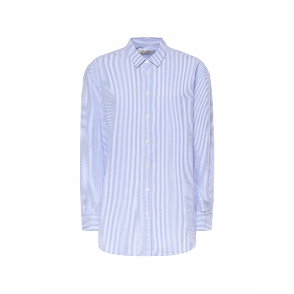 エムシーツーセイントバース レディース プルオーバー トップス Striped shirt Blue