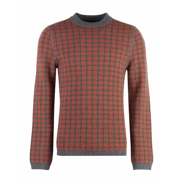 マロ メンズ 編み物\u0026プルオーバー アウター Cashmere sweater Orange