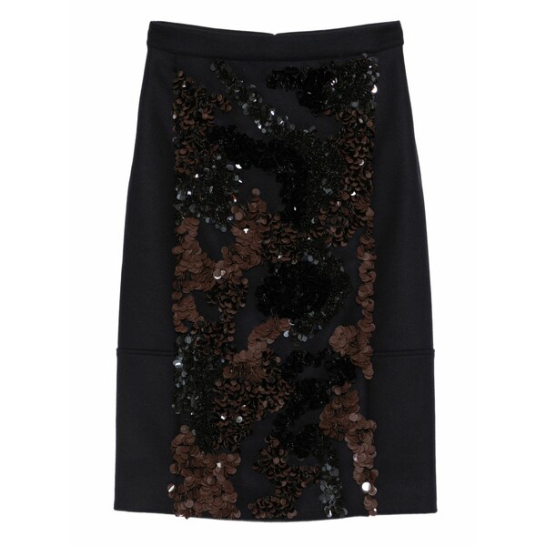 プランシー レディース スコート ボトムス Sequin-embellished MIDI skirt Blue