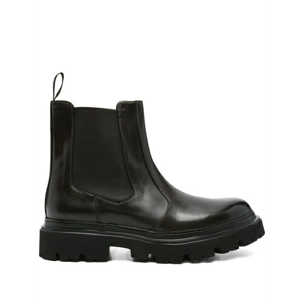 コルネリアーニ メンズ ブーツ シューズ Elasticated-panelled chelsea boots Black