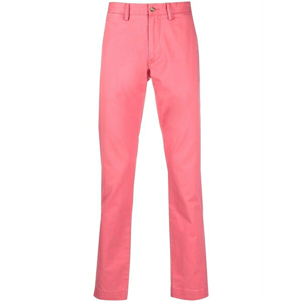 ラルフローレン メンズ 心地好いズボン下 ボトムス Stretch-cotton trousers Red