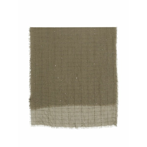 ペニー黒いこと レディース えり巻き・袈裟・えり巻き 付属物 Sequin grid scarf Green