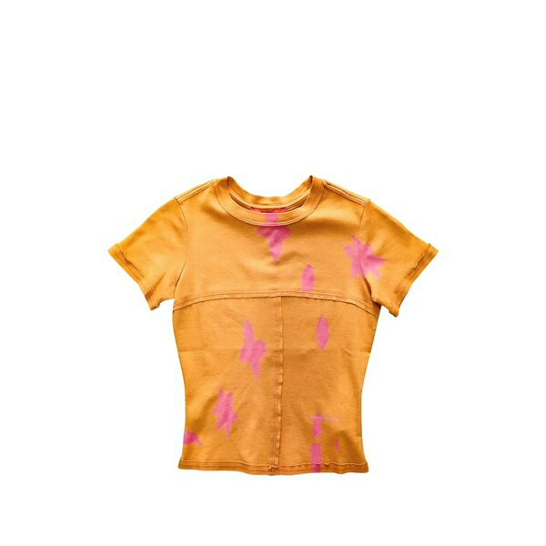 エコーズ・ラッタ メンズ プルオーバー トップス Abstract-print t-shirt Orange