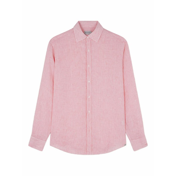ポールアンドシャーク メンズ シャツ トップス Long-sleeve striped shirt Orange｜asty