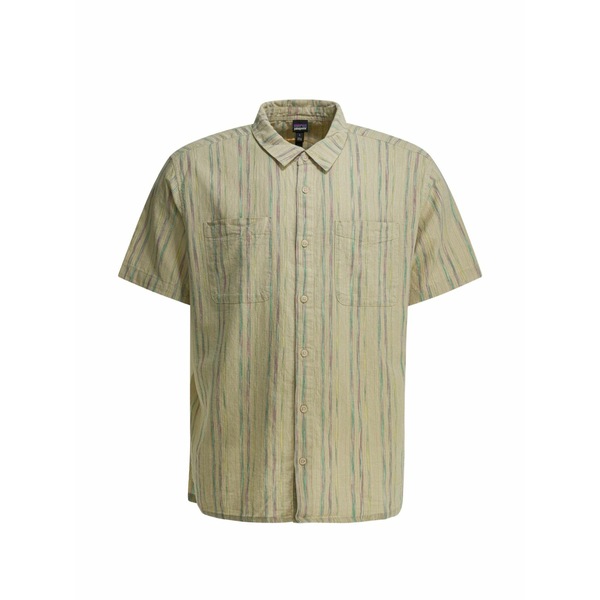 パタゴニア メンズ シャツ トップス Striped pocket shirt Neutrals