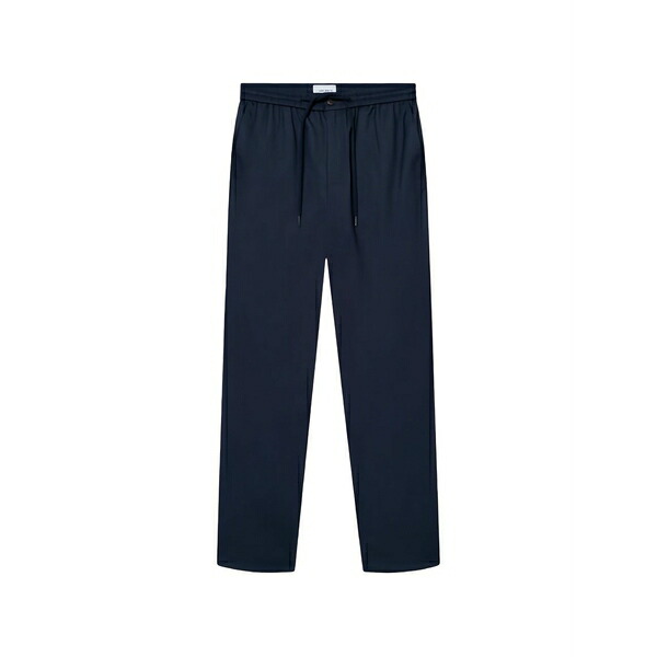 レ ドゥ メンズ 心地よいズボン下 ボトムス Como tapered drawstring trousers Blue