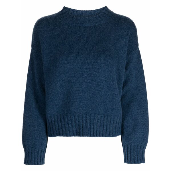 プリングル オブ スコットランド レディース 編み物\u0026プルオーバー アウター Cropped cashmere jumper Blue