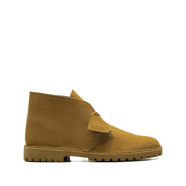クラークス メンズ ブーツ シューズ Desert rock lace-up boots Brown