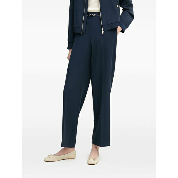 ジョープ レディース カジュアルパンツ ボトムス Logo waistband trousers Blue
