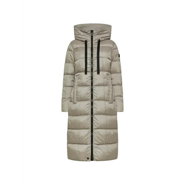 ピューテリー レディース 厚地の外套 アウター Hooded quilted coat Neutrals