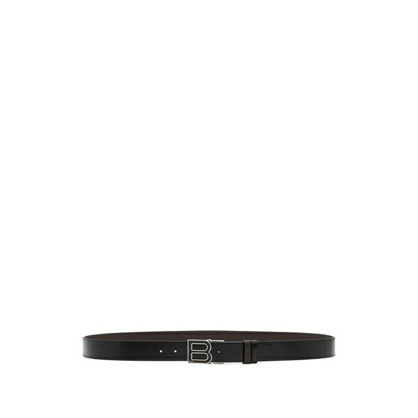 バリー メンズ 三尺帯 付属物 B-logo reversible belt Brown