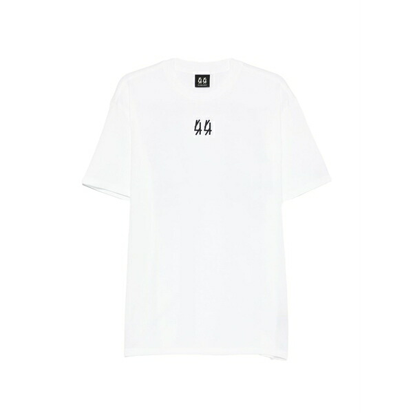 フォーティーフォー・レーベル・グループ メンズ プルオーバー トップス Logo-print t-shirt White