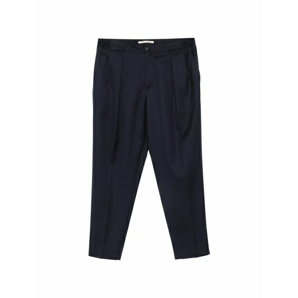 ブリ後押し 1949 メンズ 心地好いズボン下 ボトムス Portobello button-fastening trousers Blue