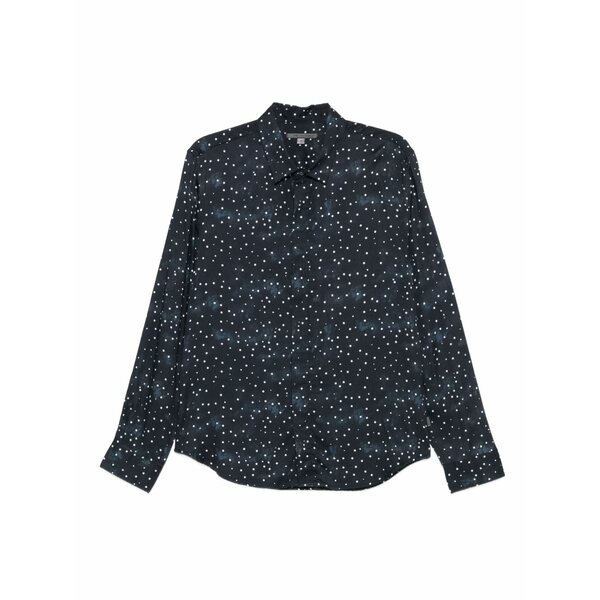 ジョンバルベイトス メンズ プルオーバー トップス Polka-dot shirt Black