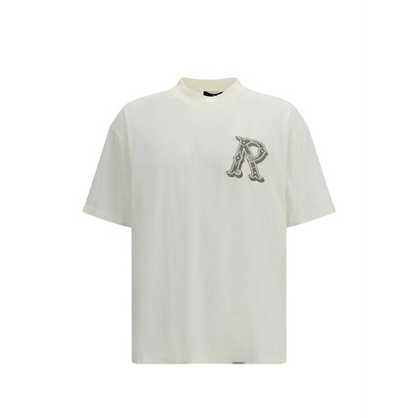 リプレゼント メンズ プルオーバー トップス Logo-patch cotton t-shirt Neutrals