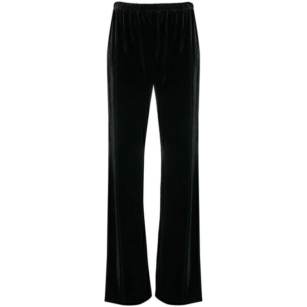 フィロソフィーデロレンゾセラフィーニ レディース カジュアルパンツ ボトムス Wide-leg velvet trousers Black