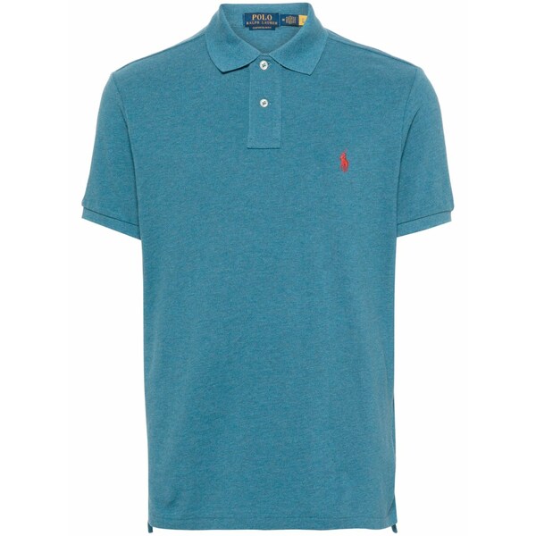 ラルフローレン メンズ スポーツシャツ トップス Polo pony-embroidered polo shirt Blue トップス-ポロシャツ