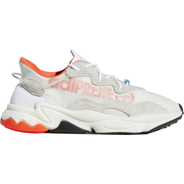adidas アディダス メンズ スニーカー  【adidas Ozweego Big Logo White Solar Red】  大きさ US_M_4.5 Footwear White/Solar Red/Crystal White