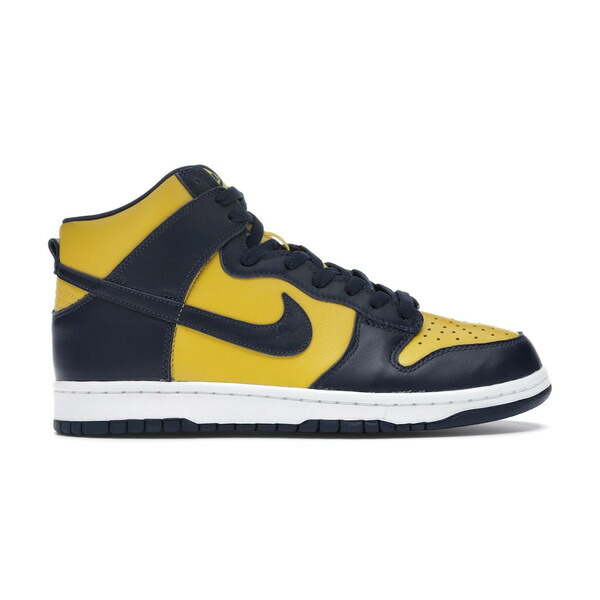 Nike ナイキ メンズ スニーカー  【Nike Dunk High Michigan (2020)】  大きさ US_M_3.5 Varsity Maize/Midnight Navy-Midnight Navy