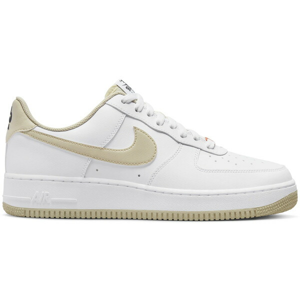Nike ナイキ メンズ スニーカー  【Nike Air Force 1 Low \u002707 White Rattan】  大きさ US_11.5(29.5糎) White/Rattan-White-Team Orange-Coconut Milk