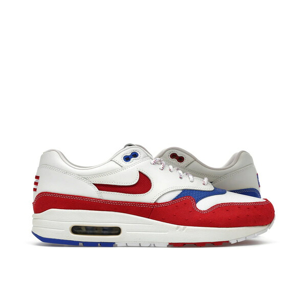 Nike ナイキ メンズ スニーカー  【Nike Air Max 1 Puerto Rico (2019)】  大きさ US_9(27.0珊) White/Gym Red-Racer Blue