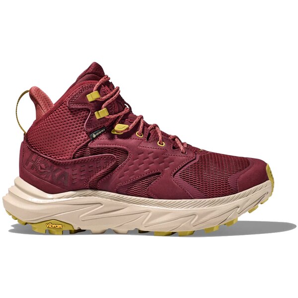 Hoka One One ホカオネオネ メンズ スニーカー 【Hoka One One Anacapa 2 Mid Gore Tex Cabernet Oxford Tan】 サイズ US_8(26.0cm) Cabernet/Oxford Tan｜asty