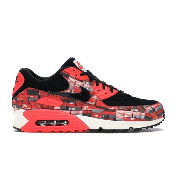 Nike ナイキ メンズ スニーカー  【Nike Air Max 90 atmos We Love Nike (Bright Crimson)】  大いさ US_10(28.0糎) Black/Bright Crimson-White