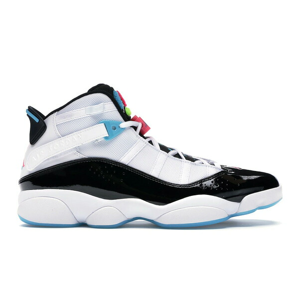 Jordan ジョーダン メンズ スニーカー  【Jordan 6 Rings South Beach】  大いさ US_11.5(29.5糎) White/Black-Hyper Pink-Light Blue Fury-Cyber