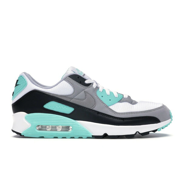 Nike ナイキ メンズ スニーカー  【Nike Air Max 90 Recraft Turquoise】  大きさ US_12(30.0珊) White/Particle Grey-Black-Turquoise