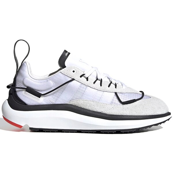 adidas アディダス メンズ スニーカー  【adidas Y-3 Shiku Run Core White】  大いさ US_M_4.5 Core White/Black/Red