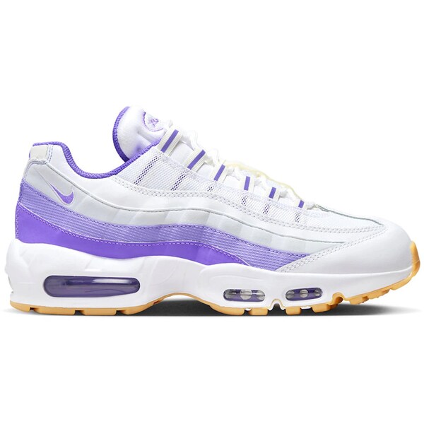 Nike ナイキ メンズ スニーカー  【Nike Air Max 95 White Space Purple Gum】  大きさ US_10.5(28.5珊) White/Space Purple/Pure Platinum/Action Grape