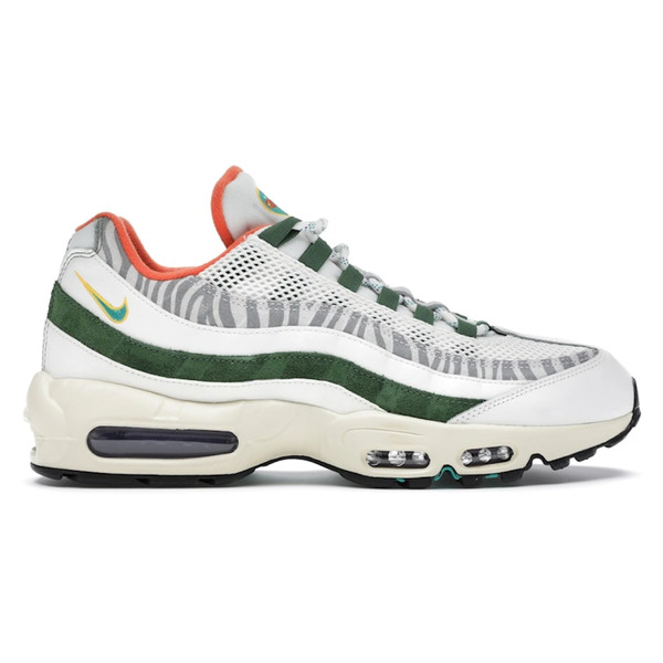 Nike ナイキ メンズ スニーカー 【Nike Air Max 95 Era Safari】 サイズ US_M_13 Sail/New Green-Forest Green|asty