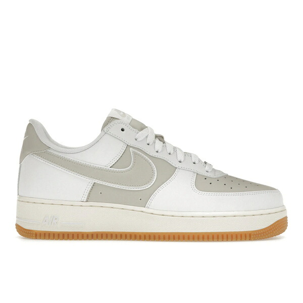 Nike ナイキ メンズ スニーカー  【Nike Air Force 1 Low \u002707 White Sail Light Silver Gum】  大きさ US_M_13 White/Light Silver/Sail/Light Bone
