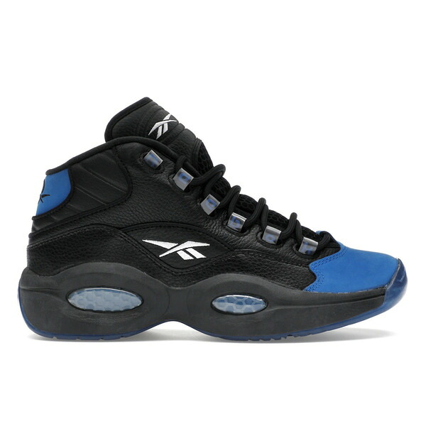 Reebok リーボック メンズ スニーカー  【Reebok Question Mid Black and Blue】  大いさ US_10(28.0糎) Core Black/Vector Blue/White
