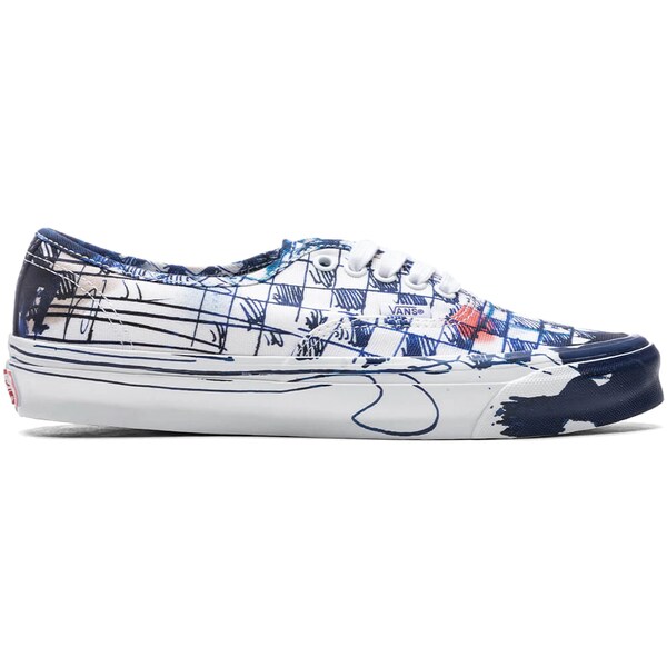 Vans バンズ メンズ スニーカー  【Vans Authentic LX Connor Tingley Checkerboard White Blue】  大きさ US_11(29.0糎) True White/Blue